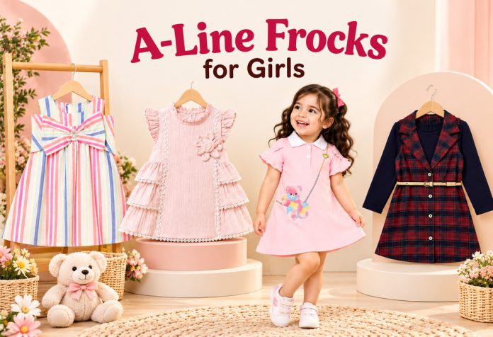 A-Line Frocks for Baby Girls