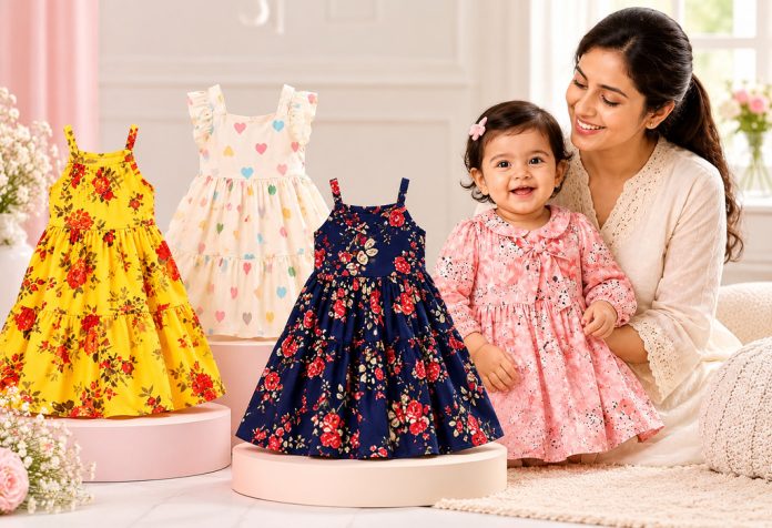 Cute and Stylish Maxi Frocks for Girls
