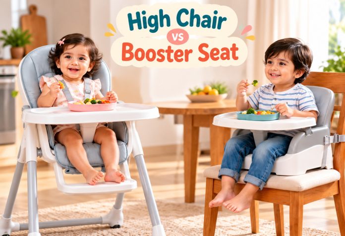 High Chair vs Booster Seat