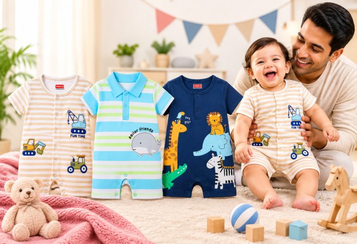 Baby Boy Rompers Under ₹500 for Everyday Wear